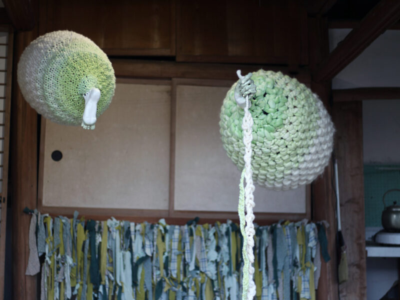 Louise Rouse Homespun Nakanojo Biennale Contemporary Art Installation Japan artist