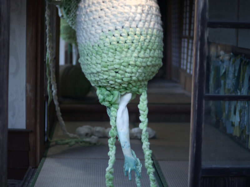 ラウス・ルイーズ 中之条ビエナーレ Louise Rouse Homespun Nakanojo Biennale Contemporary Art Installation