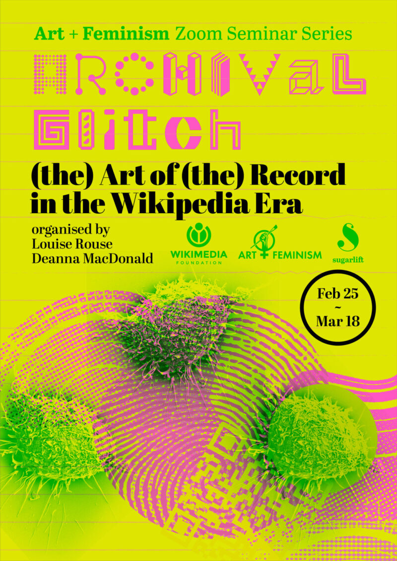 Archival Glitch • Art+Feminism zoom seminar series from Japan, organised by Louise Rouse and Deanna MacDonald